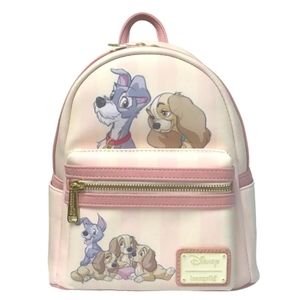 Disney Loungefly Lady and the Tramp Mini Backpack Exclusive NWT